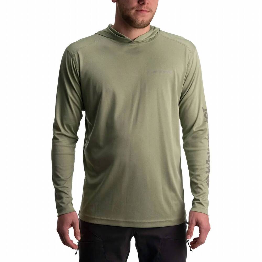NEW WHITEWATER lightweight tech hoodie in olive heather